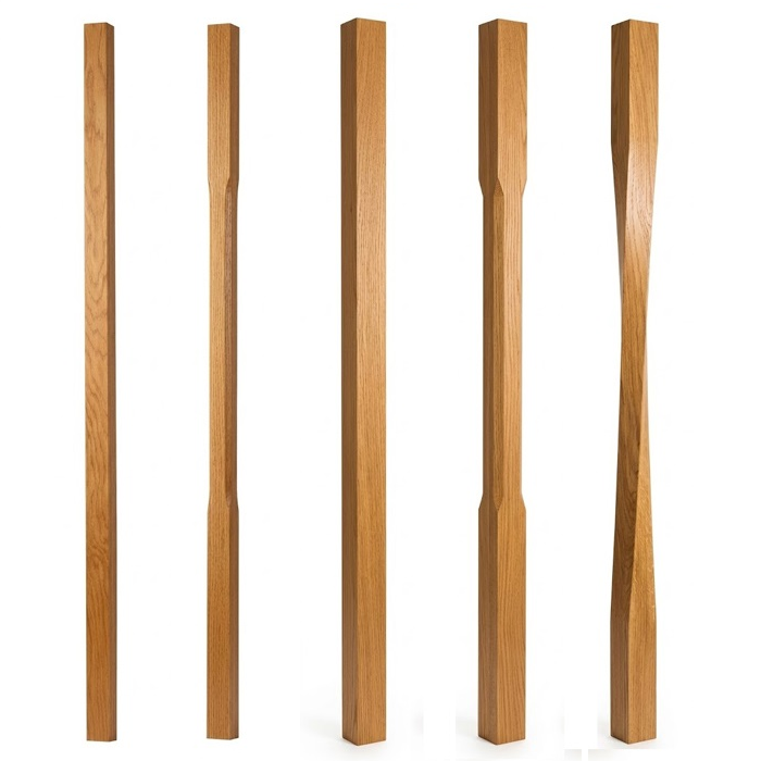 Oak Lacquered Finish Spindles